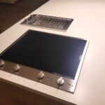 キッチンアイランドに組み込まれたIH調理台